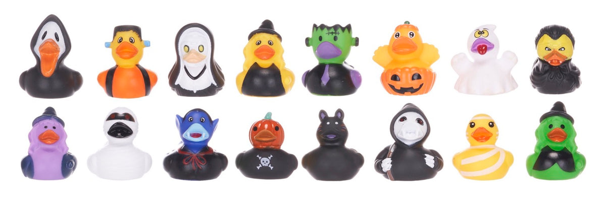 Halloween Funky Duck 6cm 16asst (48pcs)