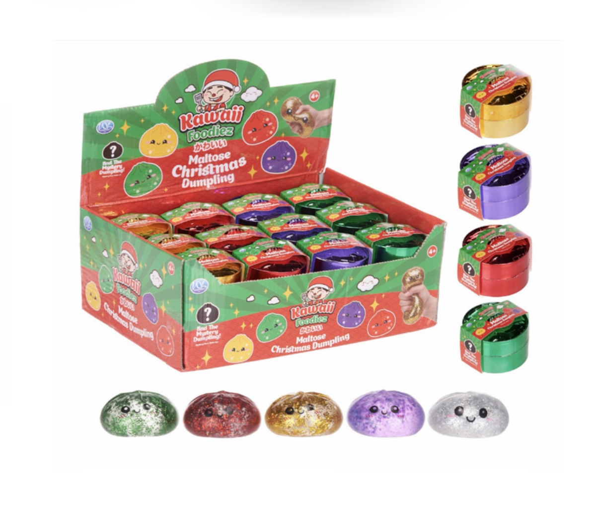 Kawaii Foodiez 5.5 Maltose Christmas Dumplings (24pcs)