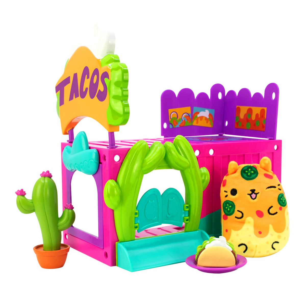 Cats vs Pickles Taco Hut With Collectible Bean Plush Toy
