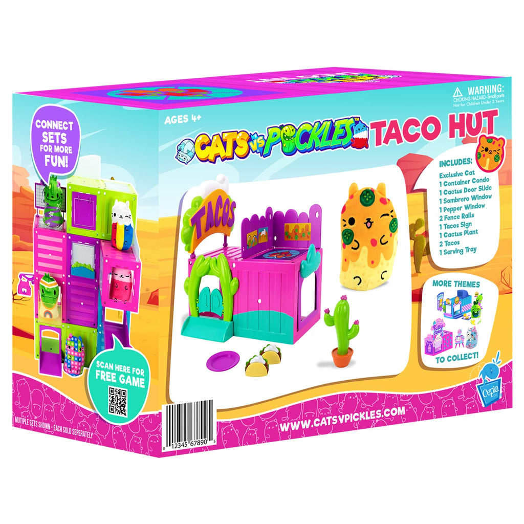 Cats vs Pickles Taco Hut With Collectible Bean Plush Toy