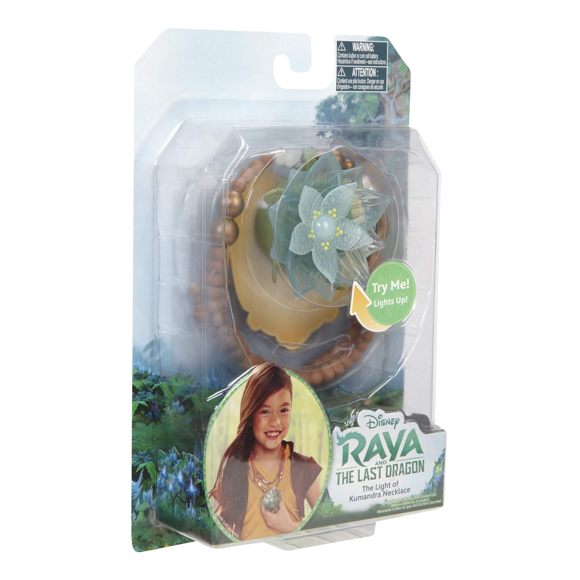 Disney Raya Light of Kumandra Dragon Flower Light Up Necklace
