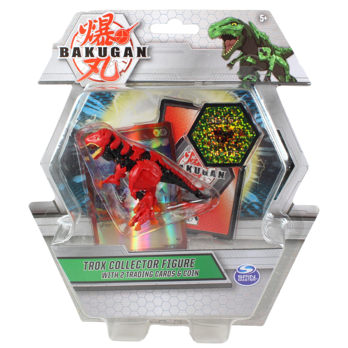 Bakugan - Deluxe Collector Figure Bundles With 2x Cards & Coin In Each Pack (4pc)