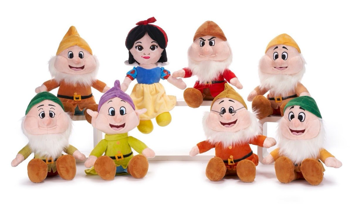 Disney Snow White and Seven Dwarfs Plush 25cm 8asst (8pcs)