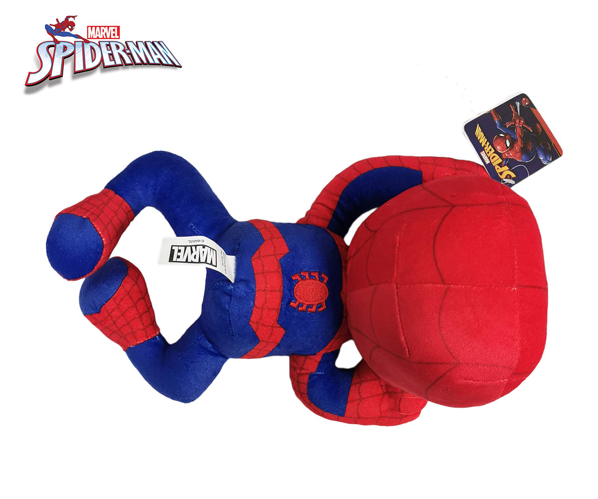 Spiderman plush climber pose with suction cups 12" Soft toy