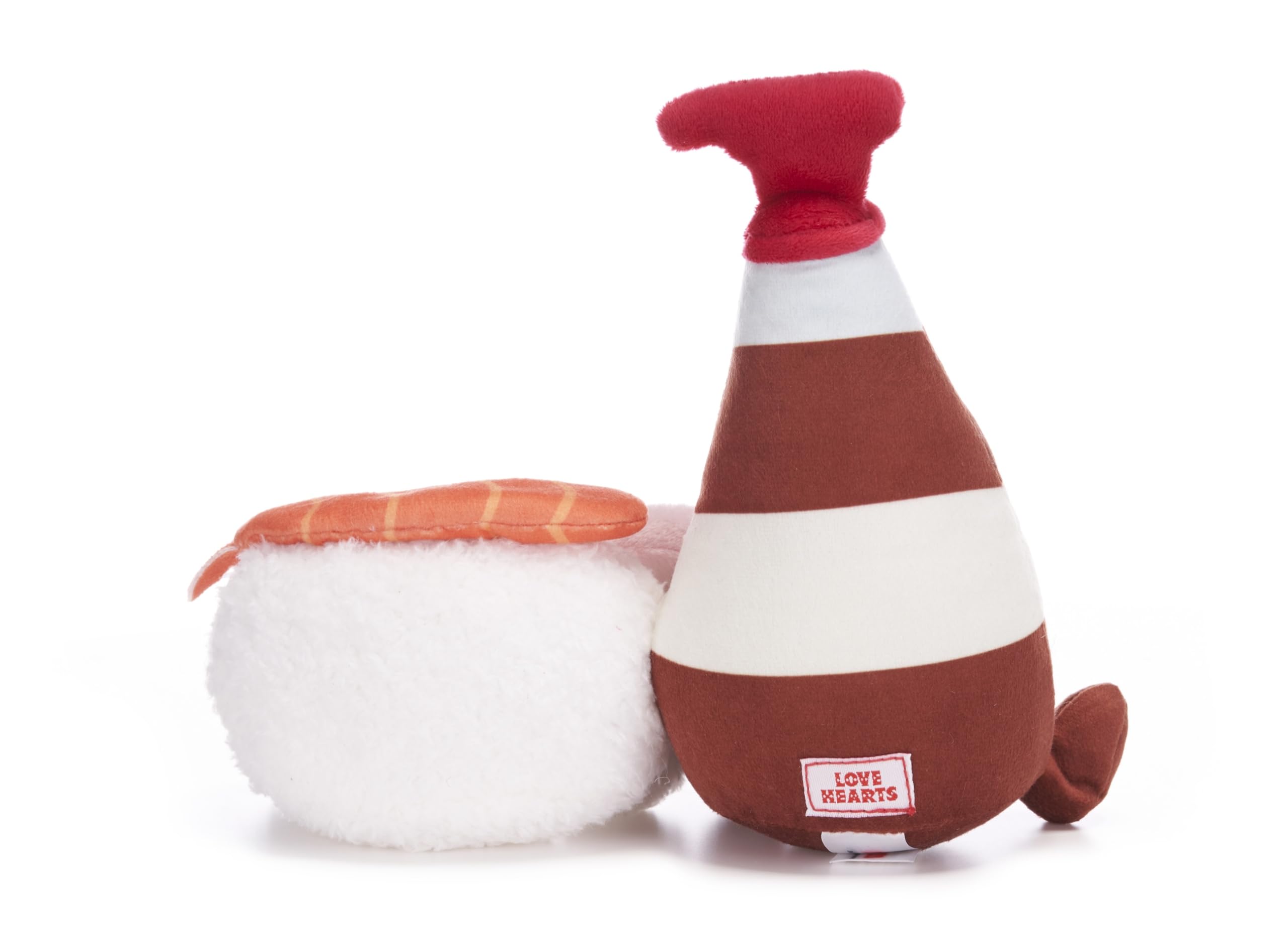 Swizzels Love Hearts 7" Sushi and Soy Sauce Soft Toy