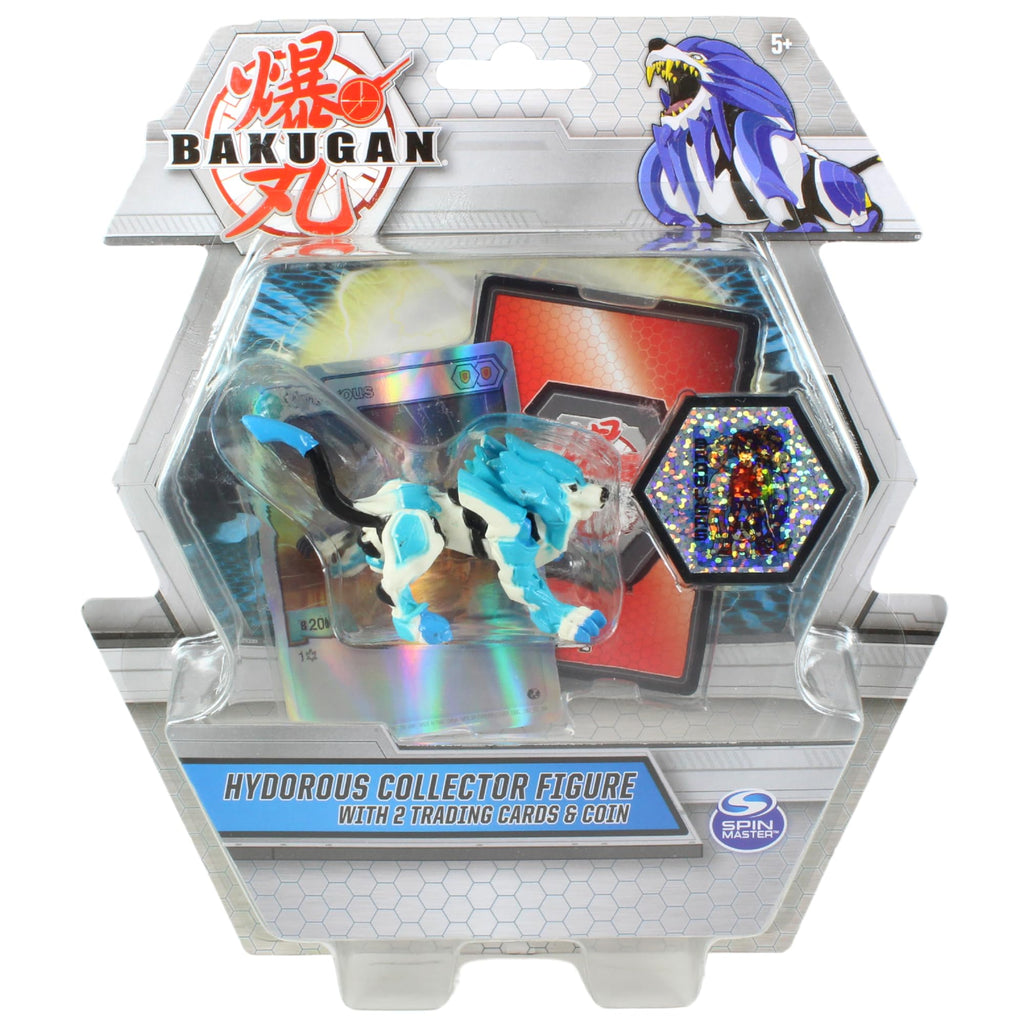 Bakugan - Deluxe Collector Figure Bundles With 2x Cards & Coin In Each Pack (4pc)
