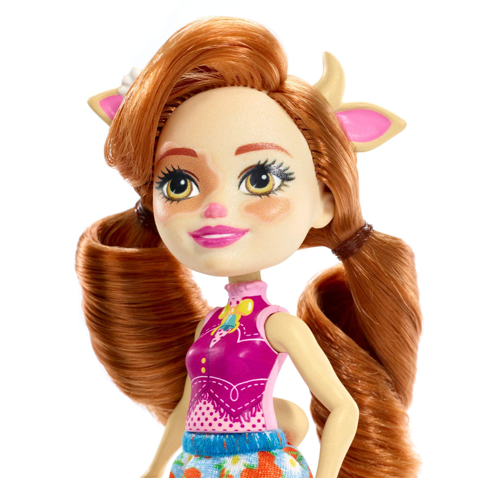 Enchantimals Doll Cailey Cow with friend 6 inch