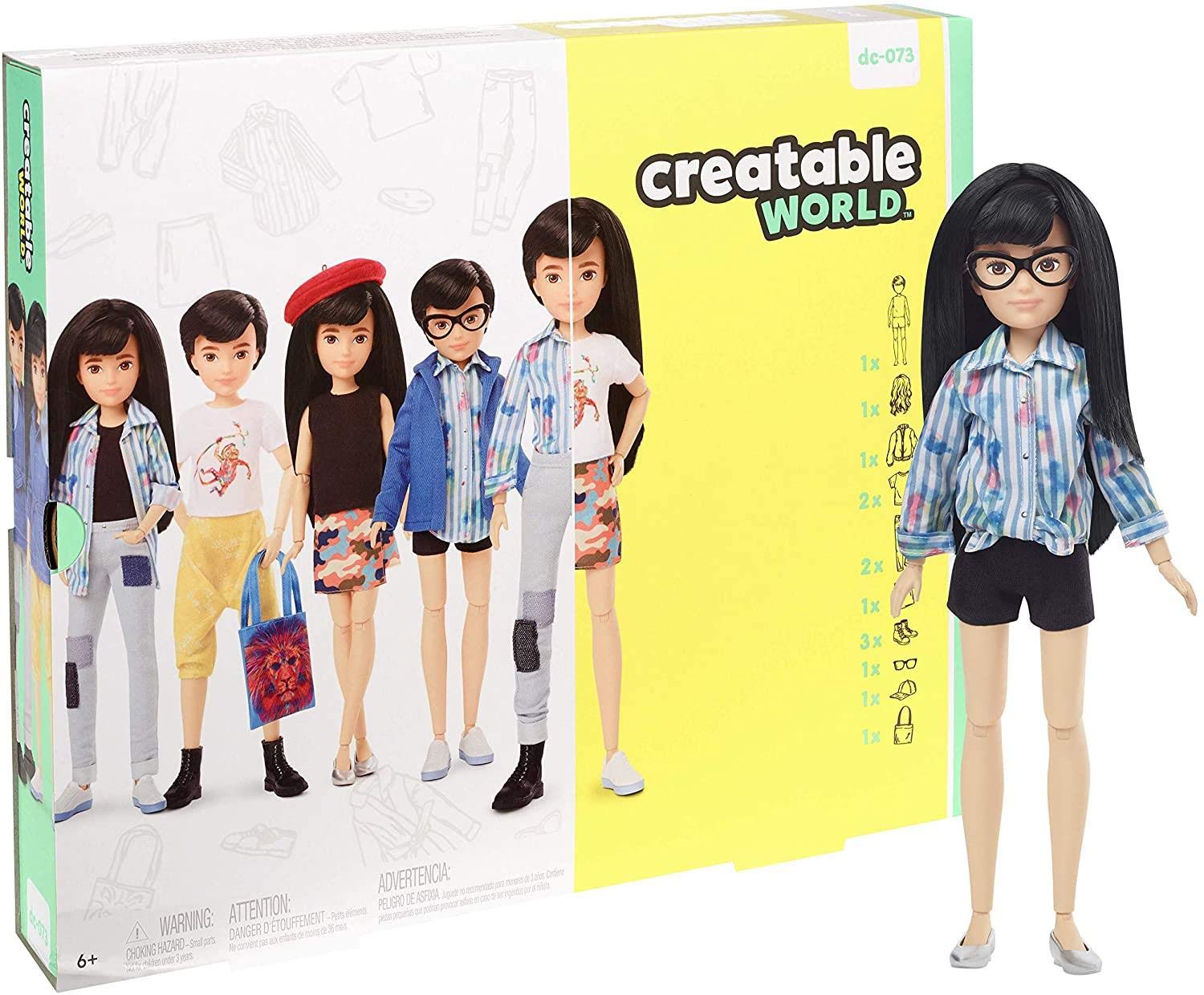 Creatable World Deluxe Character Kit Customizable Doll
