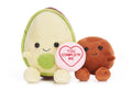 Swizzels Love Hearts 7" Avocado and Stone Soft Toy