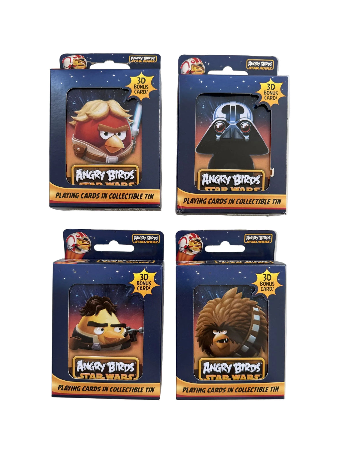 Angry Bird Star Wars Playing Cards in Tin (4pcs)