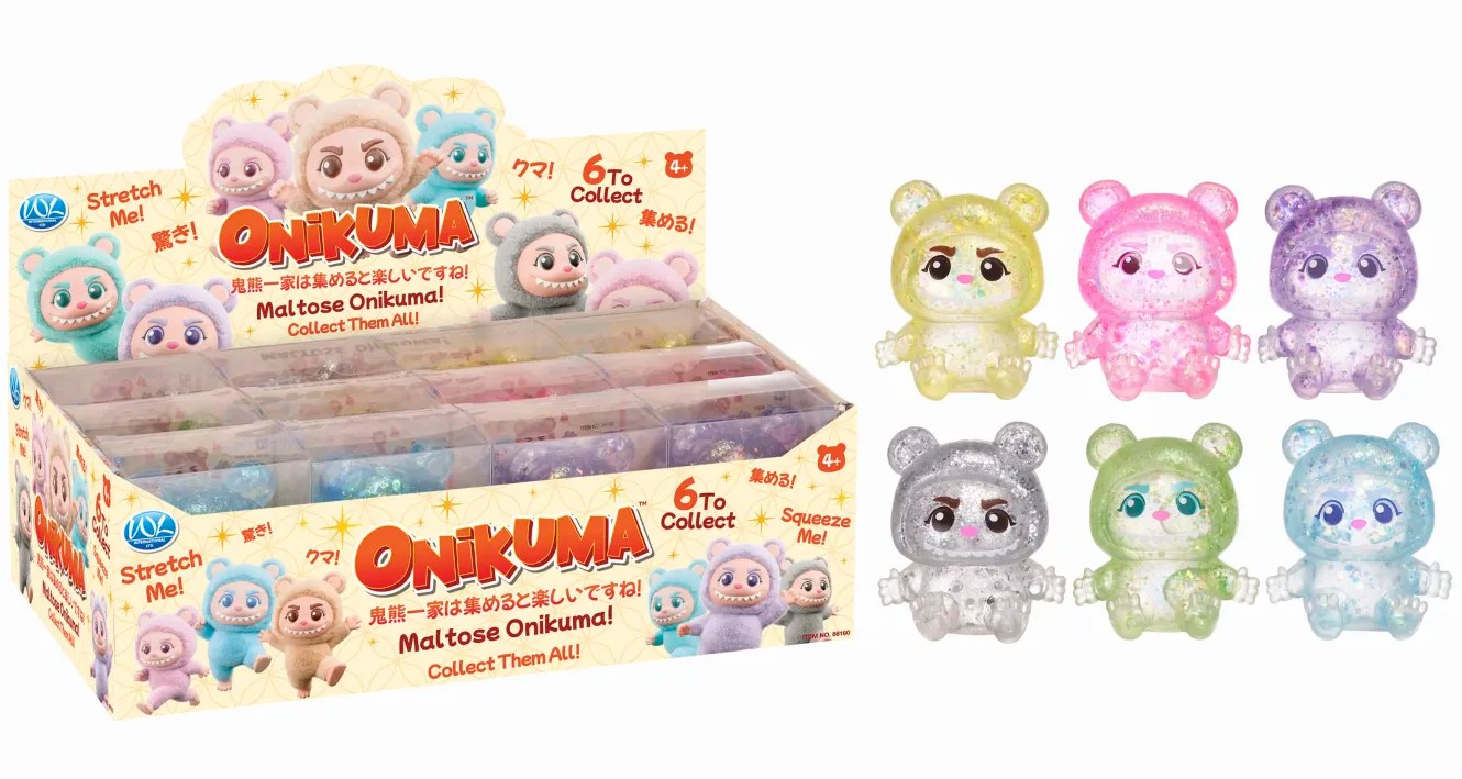 Maltose Squishy Onikuma 8.5cm Squeezy Toy (12pc)