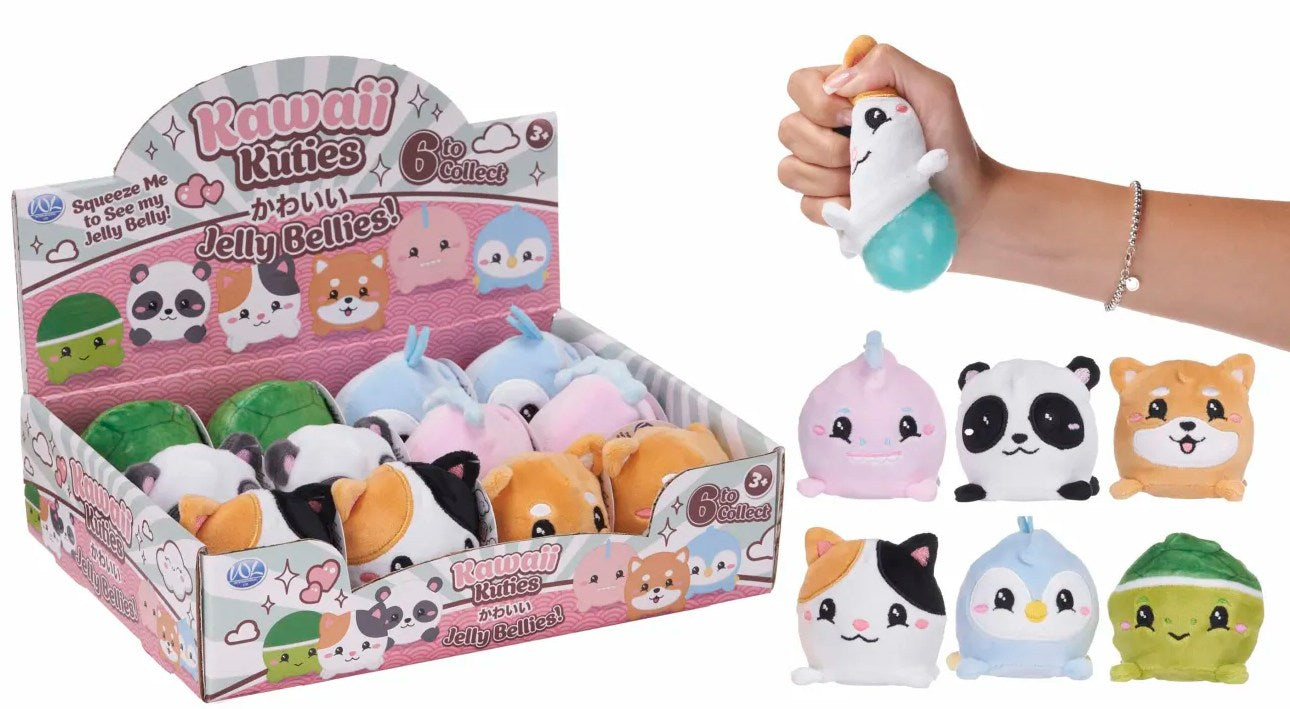 Kawaii Kutie Jelly Bellies Squeezy toy (12pc)