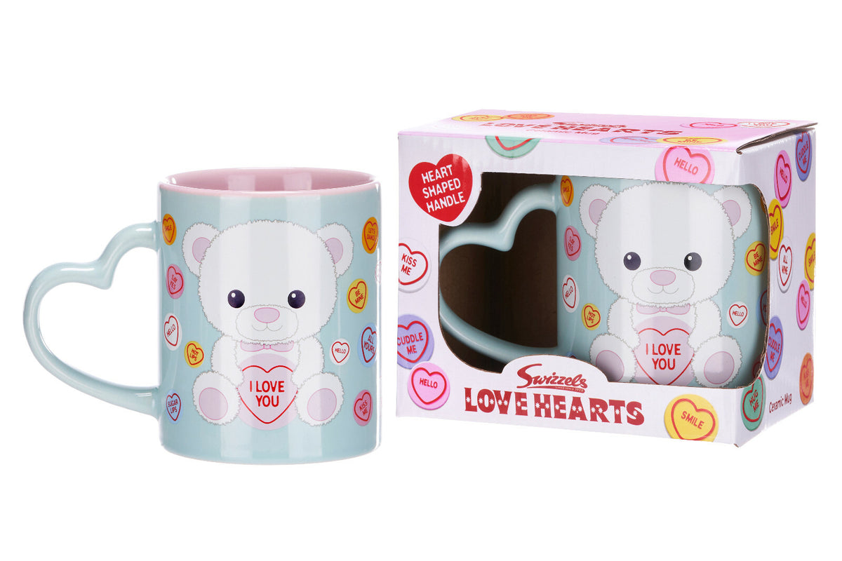 Swizzles Love Hearts I Love You Bear Mug 11oz (1pc)
