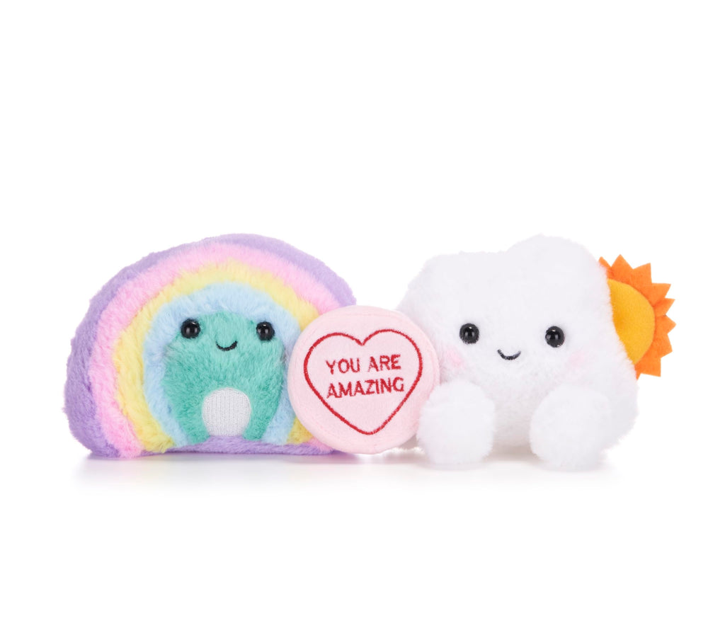 Swizzels Love Hearts 7" Rainbow and Cloud Soft Toy