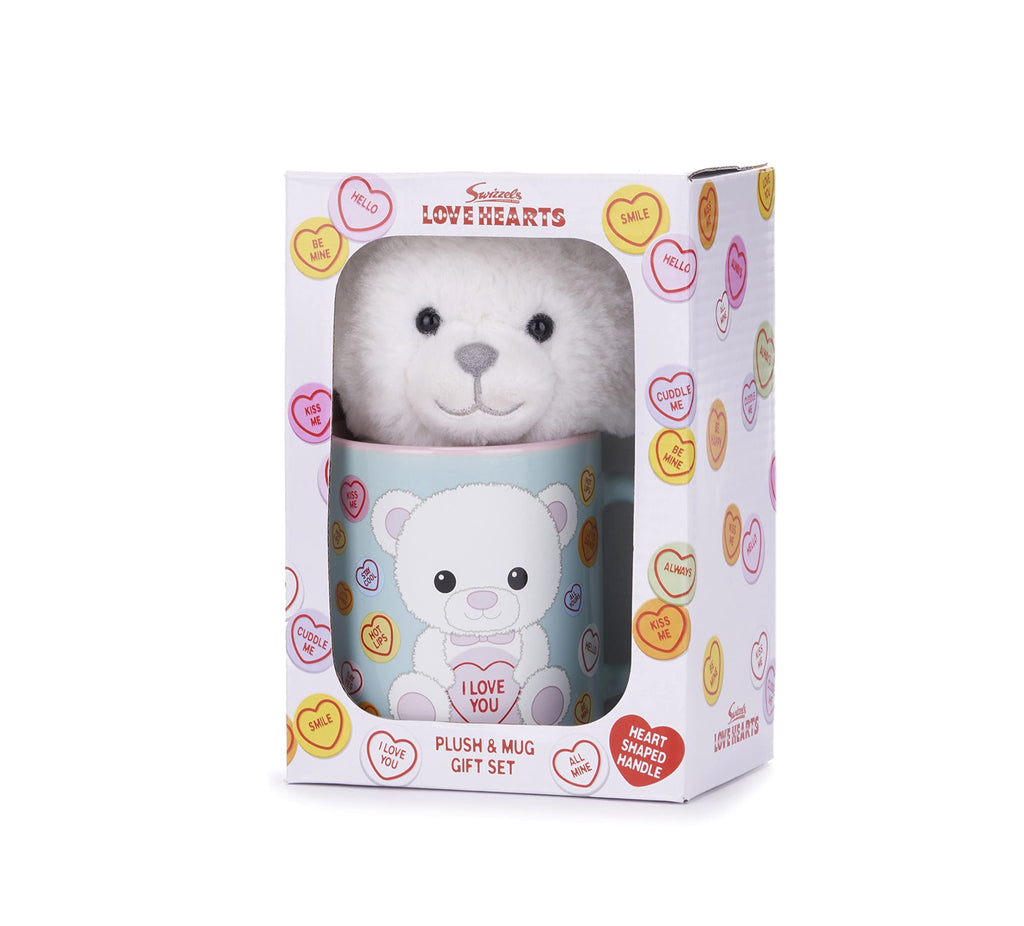 Swizzels Love Hearts Bronte 'I Love You' Bear 11OZ Mug & Plush Gift Set