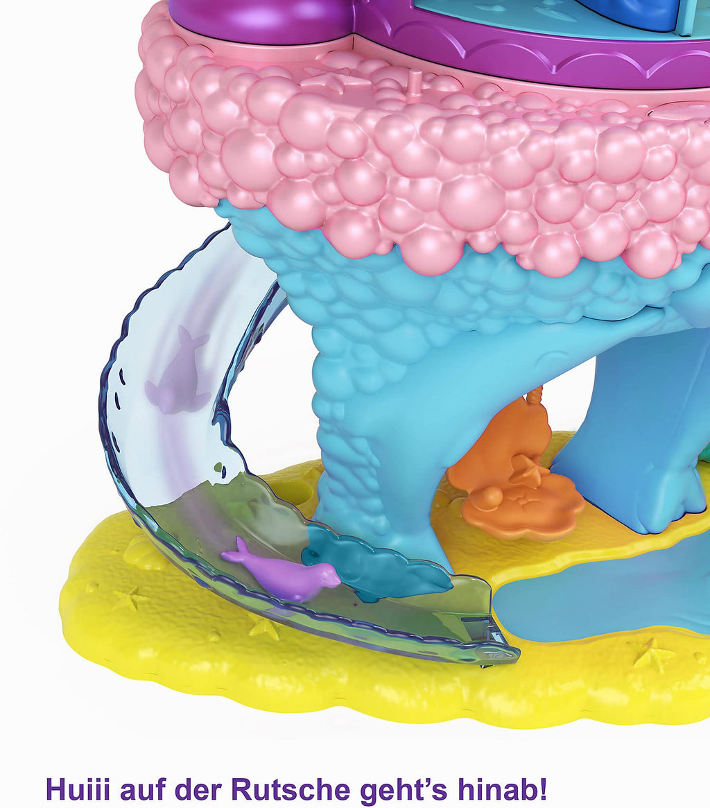 Polly Pocket Rainbow Mermaid Cove Ride Playset
