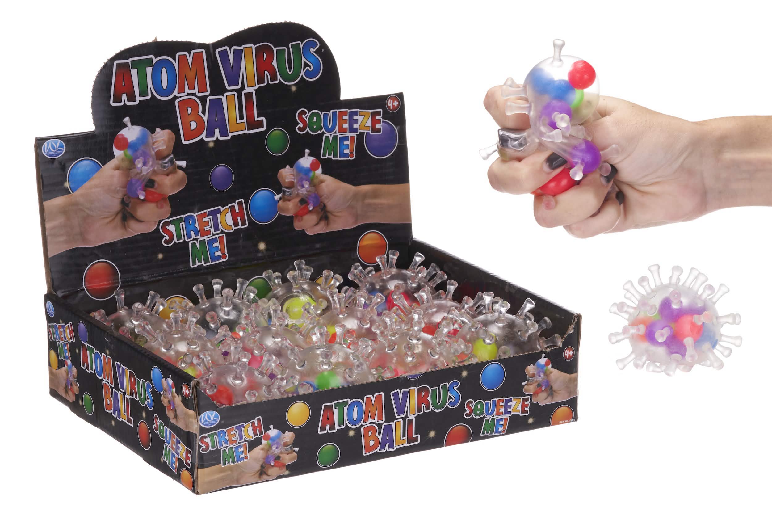 Atom Virus Ball 7cm (12pc)