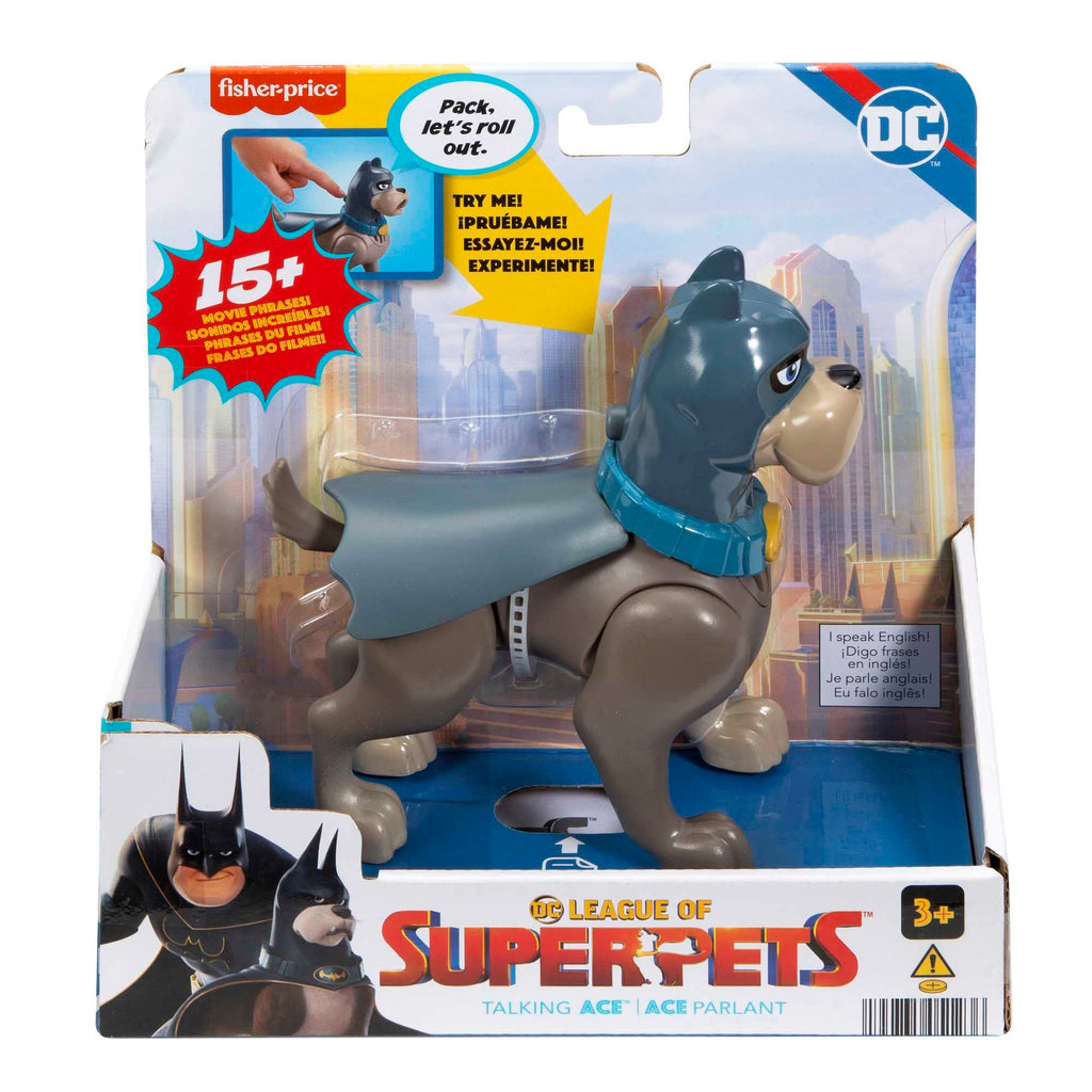 DC Super Pet League Ace Toy Figure with Sounds