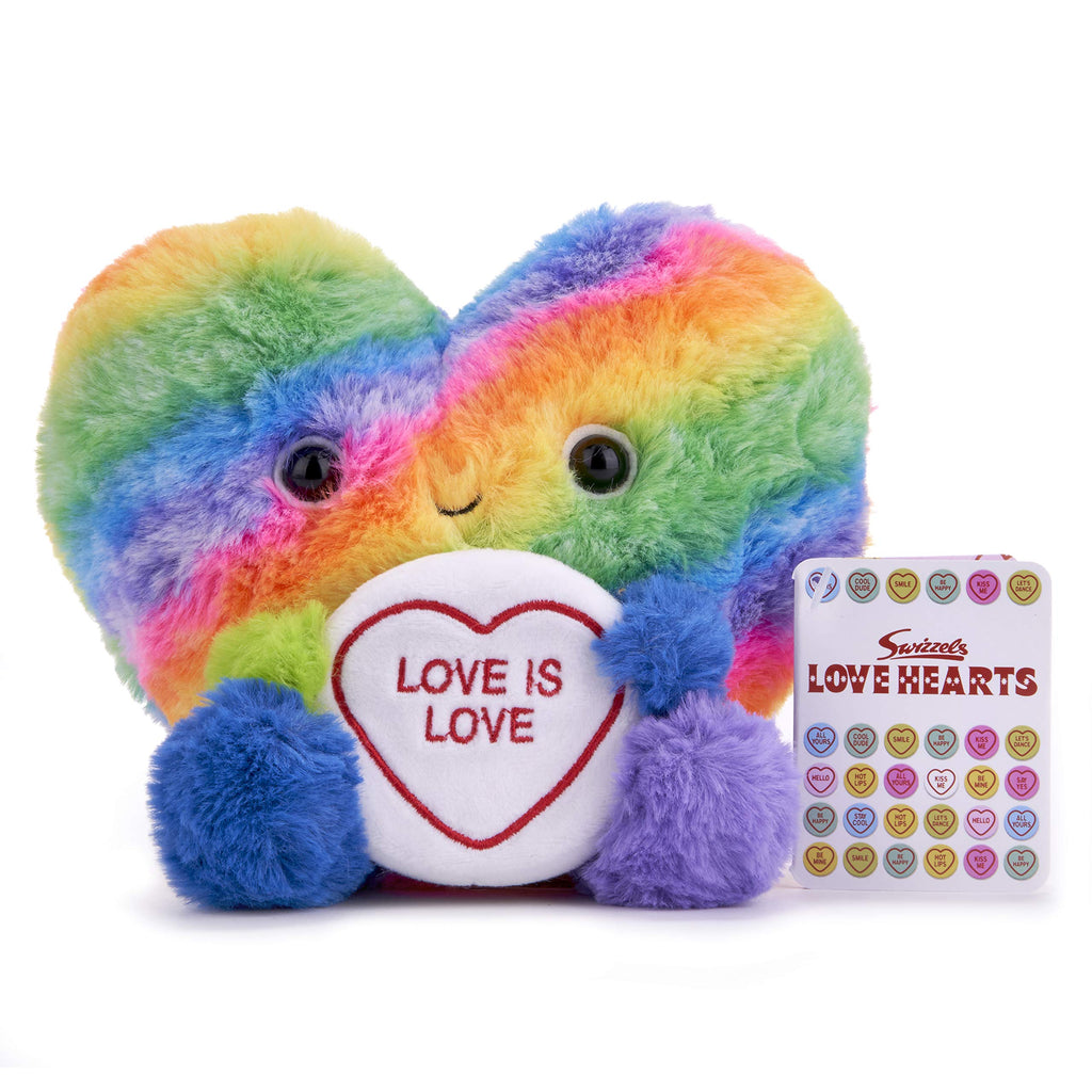 Swizzels Love Hearts 7" Heart 'Love is Love' Soft Toy