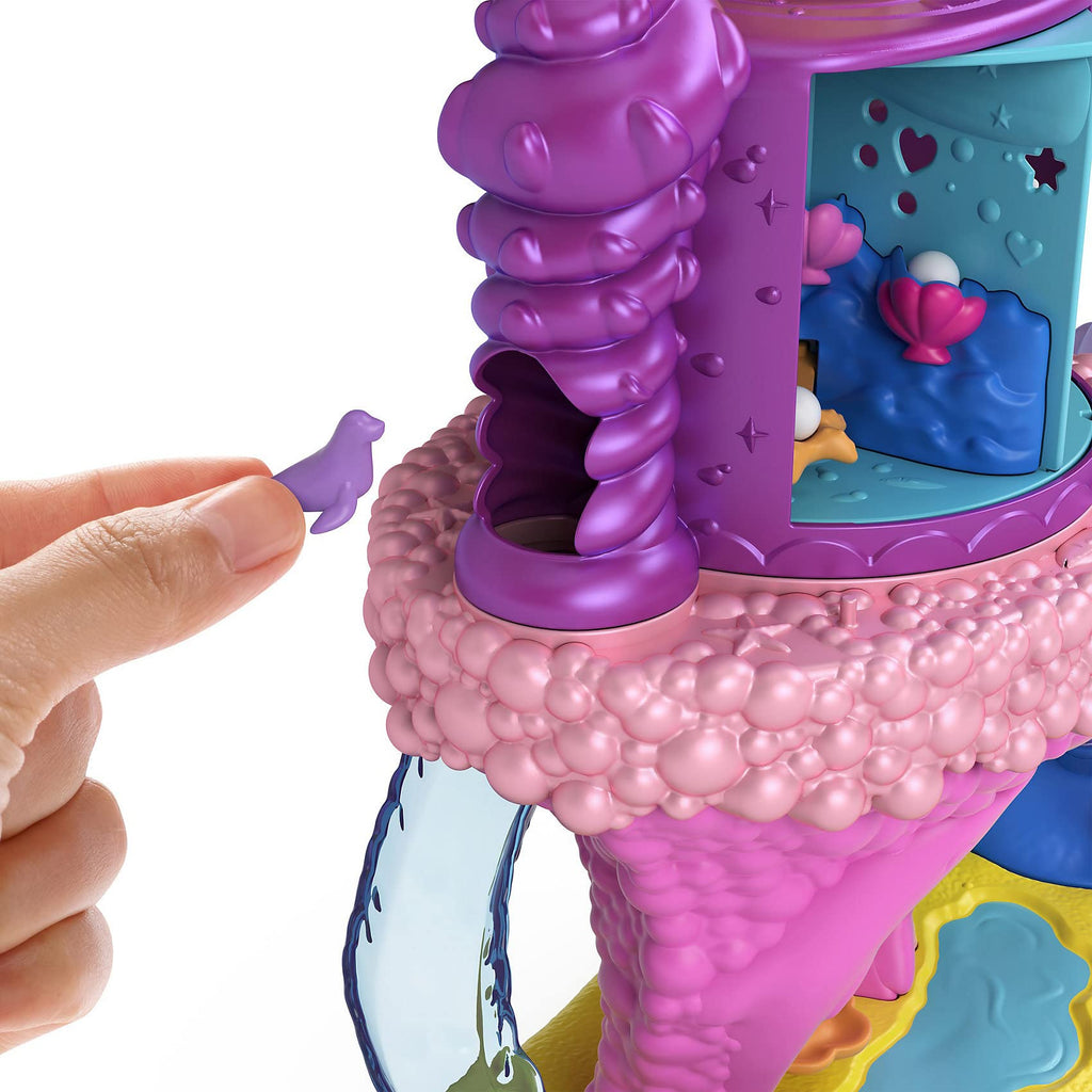 Polly Pocket Rainbow Mermaid Cove Ride Playset