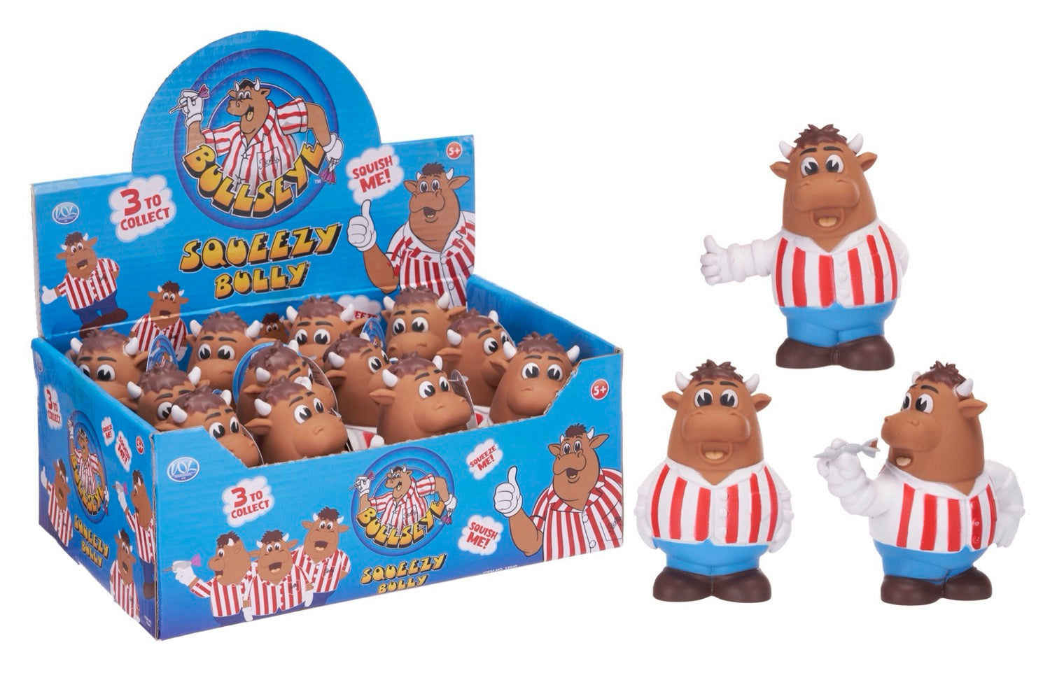 Bullseye Bully Squishy 13cm (12pcs)