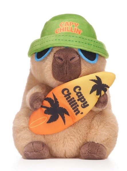 Capybara 8" Plush Surfboard (3pc)