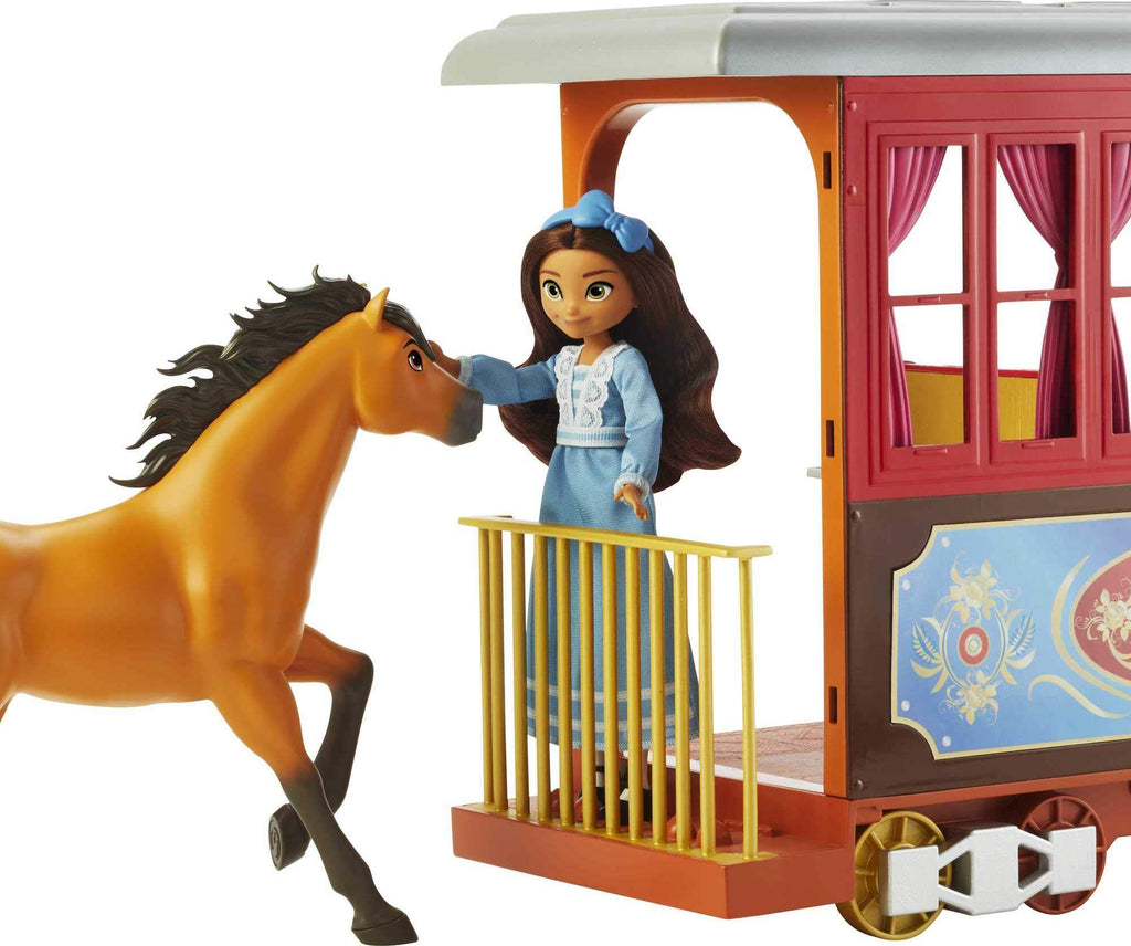Lucky's Train Home Spirit Playset