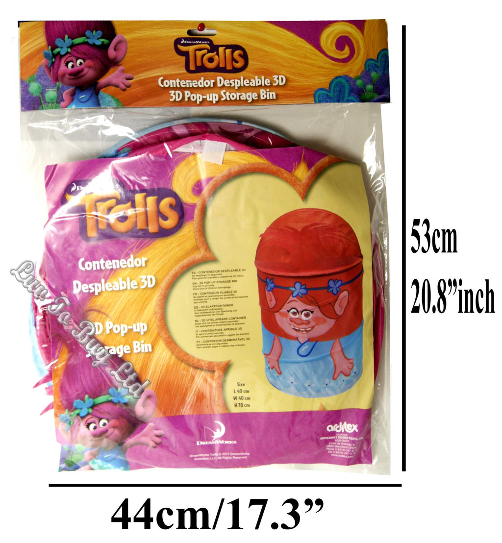 Trolls-3D Storage Bin 40X40X70Cm