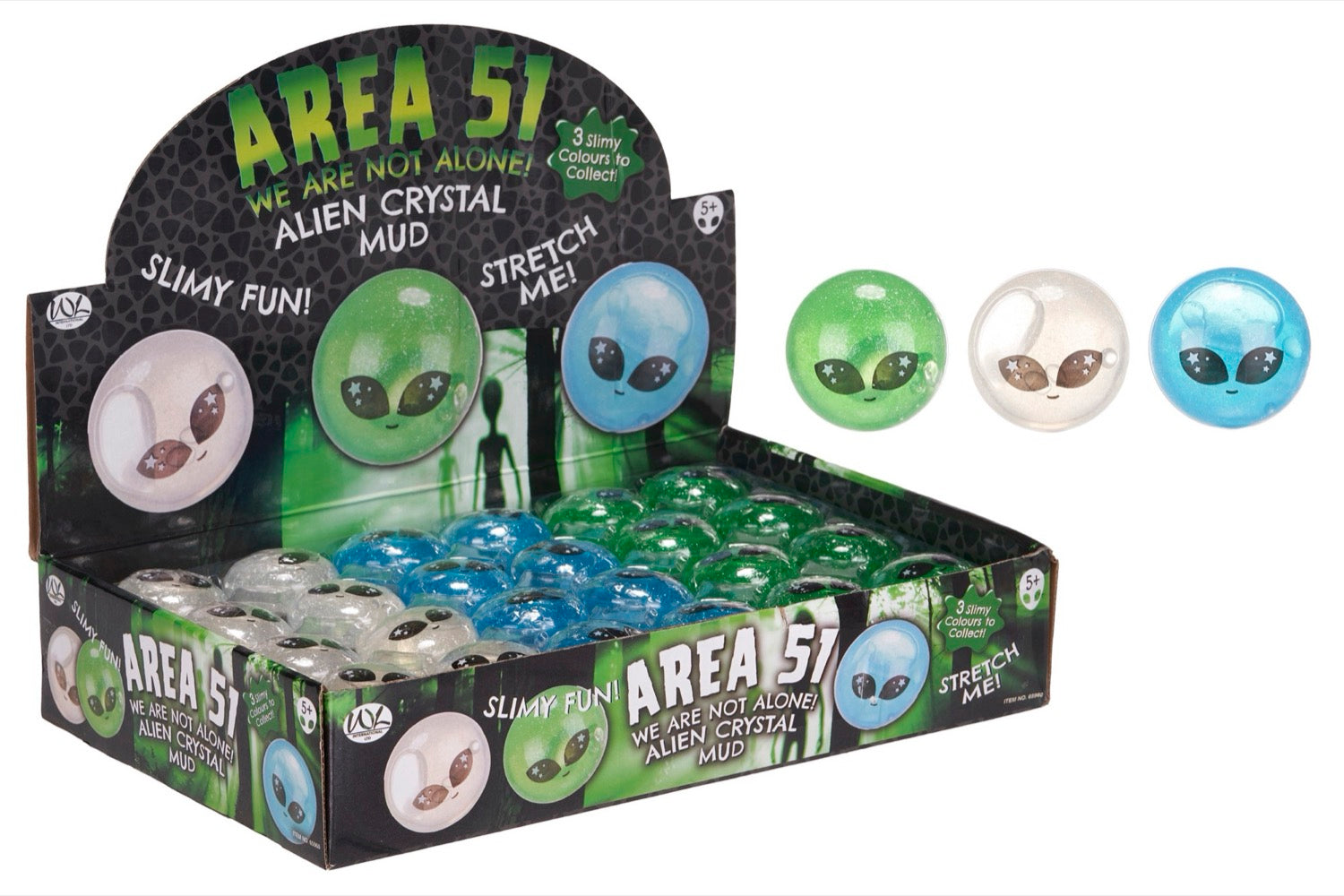 Alien Crystal Mud 3asst (48pcs)