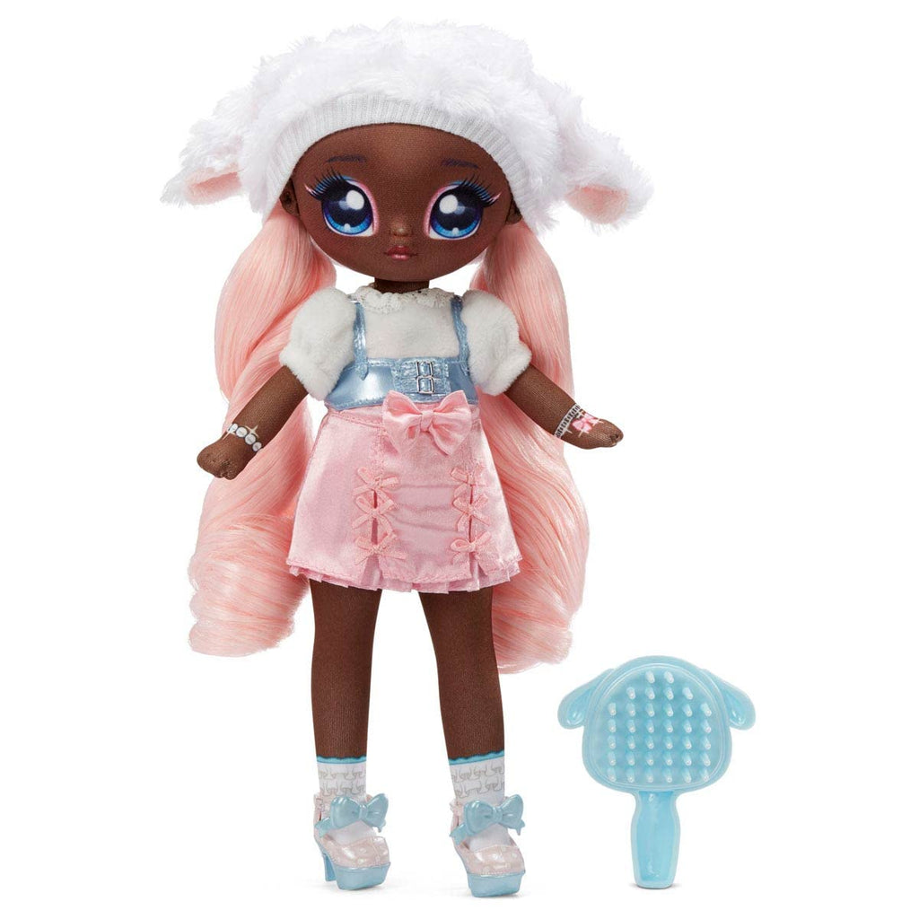Na Na Na Surprise Teens Fashion Doll 28cm Soft Fabric Doll - Lila Lamb