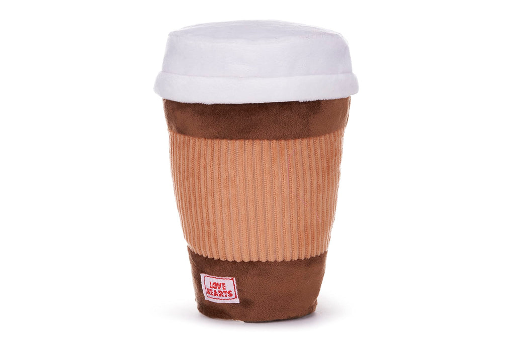 Swizzels Love Hearts 7" Latte Coffee Cup Soft Toy