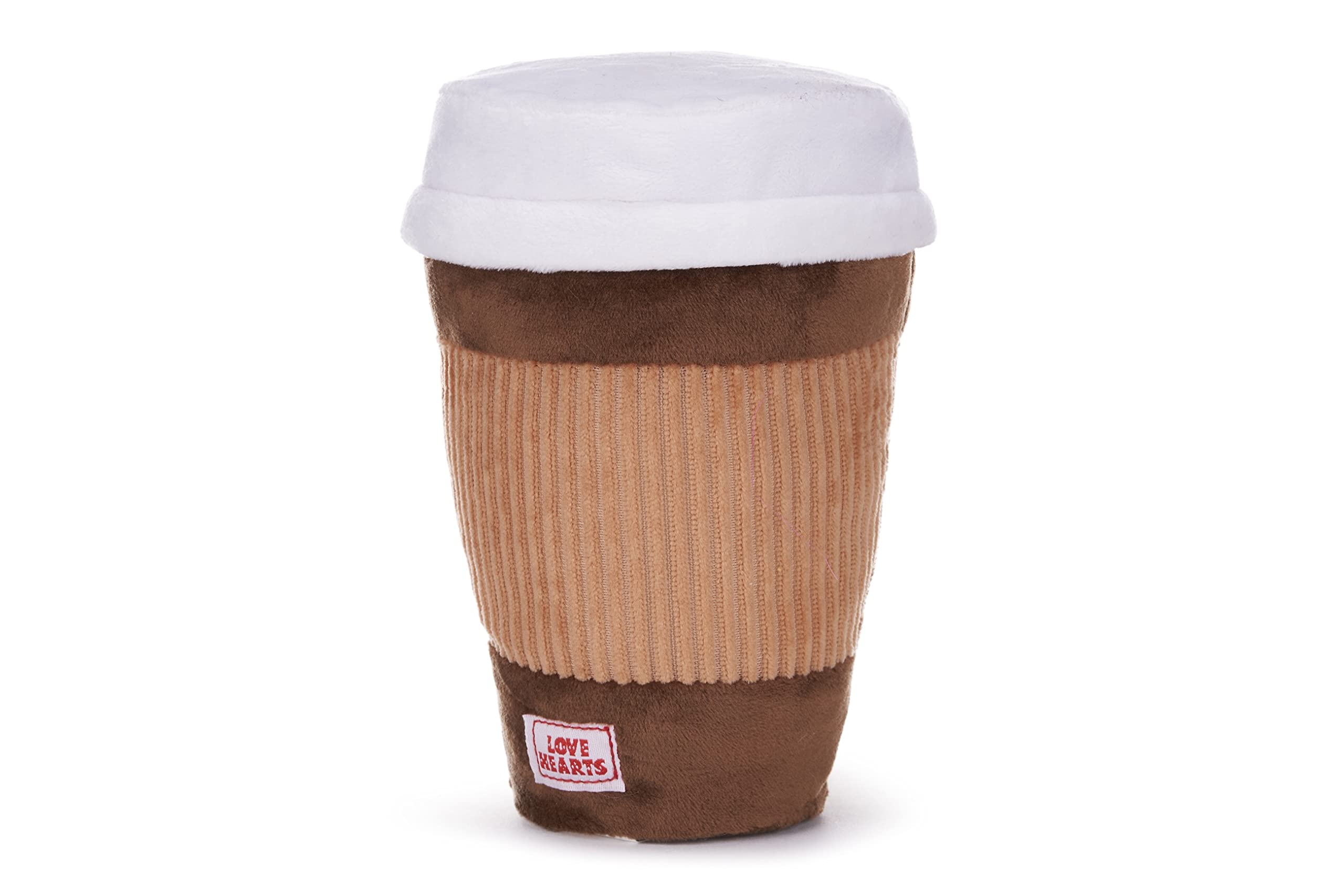 Swizzels Love Hearts 7" Latte Coffee Cup Soft Toy