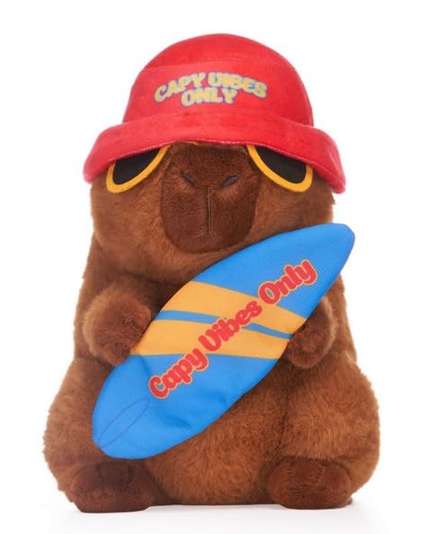 Capybara 8" Plush Surfboard (3pc)