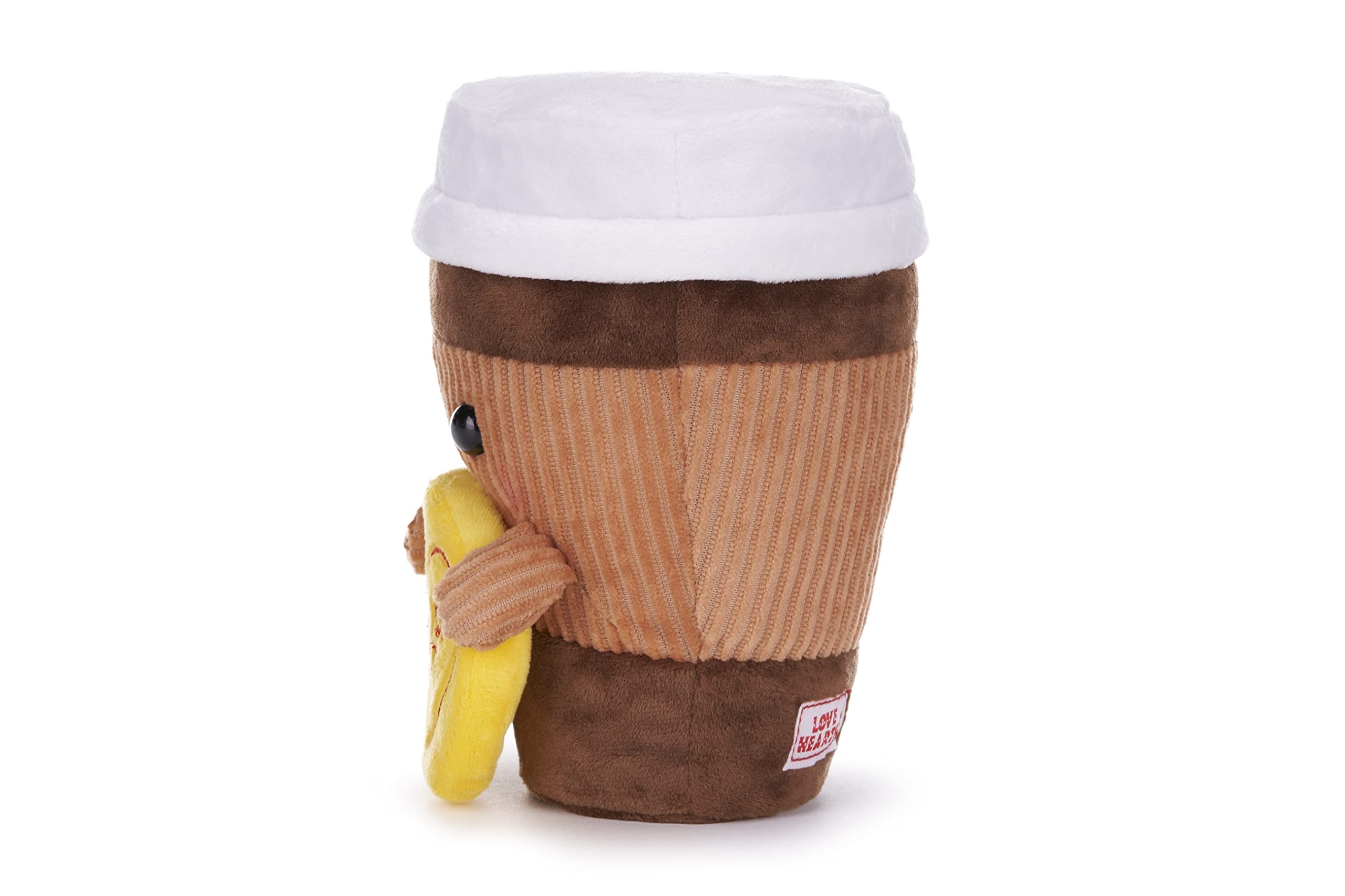 Swizzels Love Hearts 7" Latte Coffee Cup Soft Toy