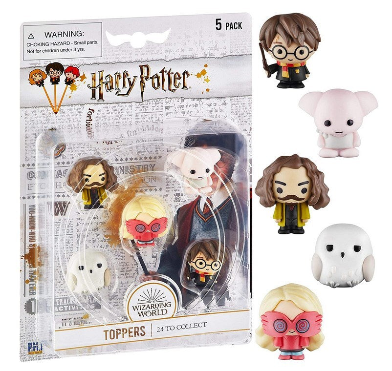 Harry Potter Set of 5 Toppers with Dobby (1pc)