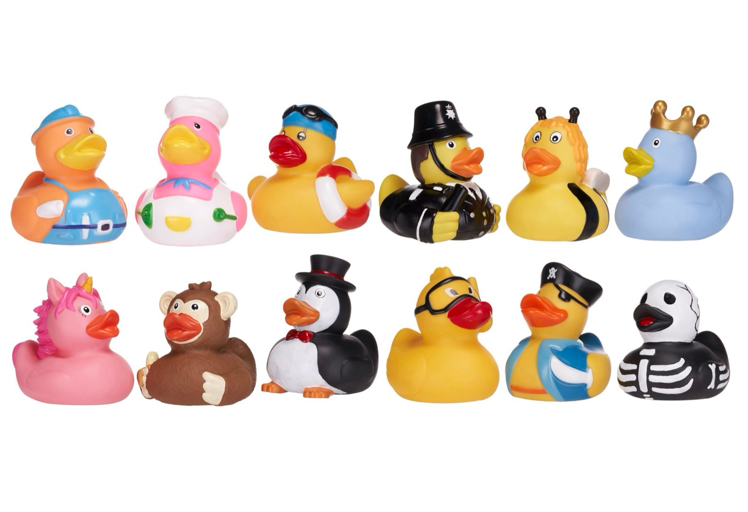 17CM LARGE Plastic Funky Duck (6pcs)