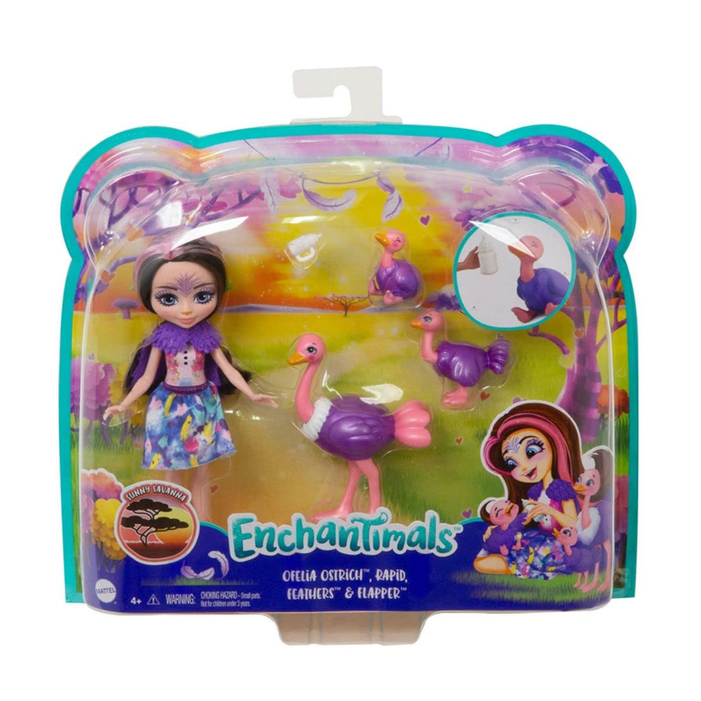 Enchantimals Sunny Savanna Emerald Elephant Doll with Elephant