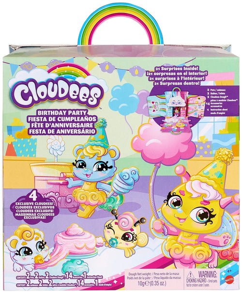 Cloudees Collectible Pets Birthday Ice Cream Party Set
