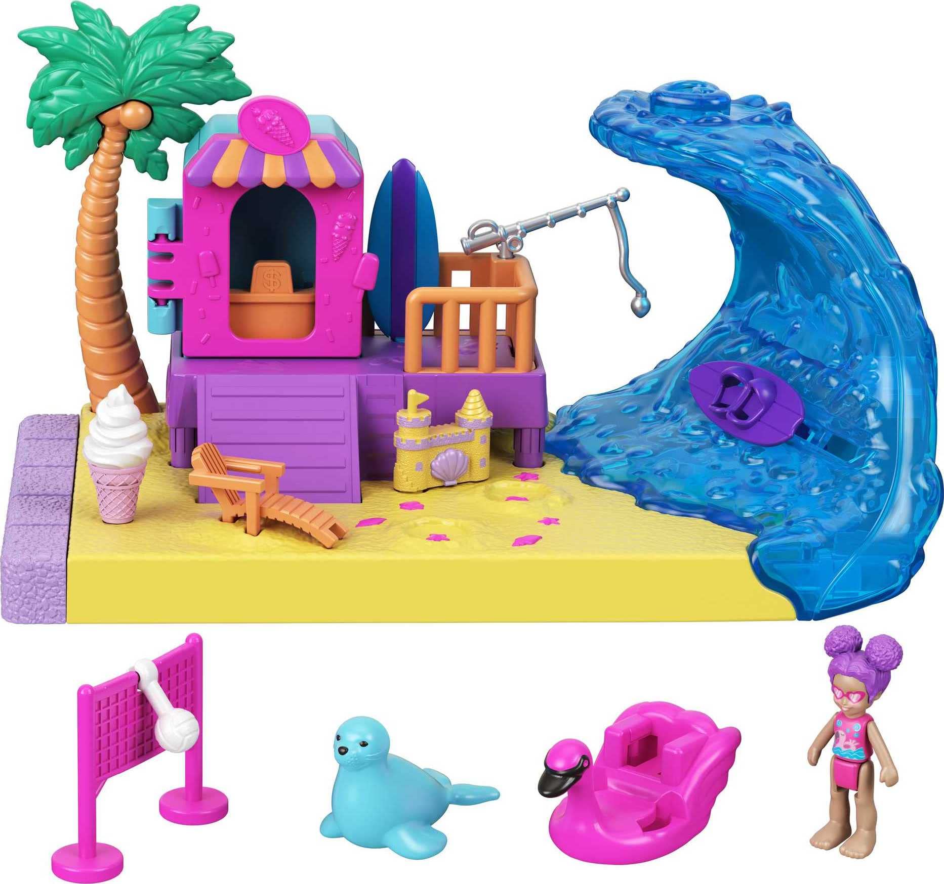 Polly Pocket Sunshine Beach Playset