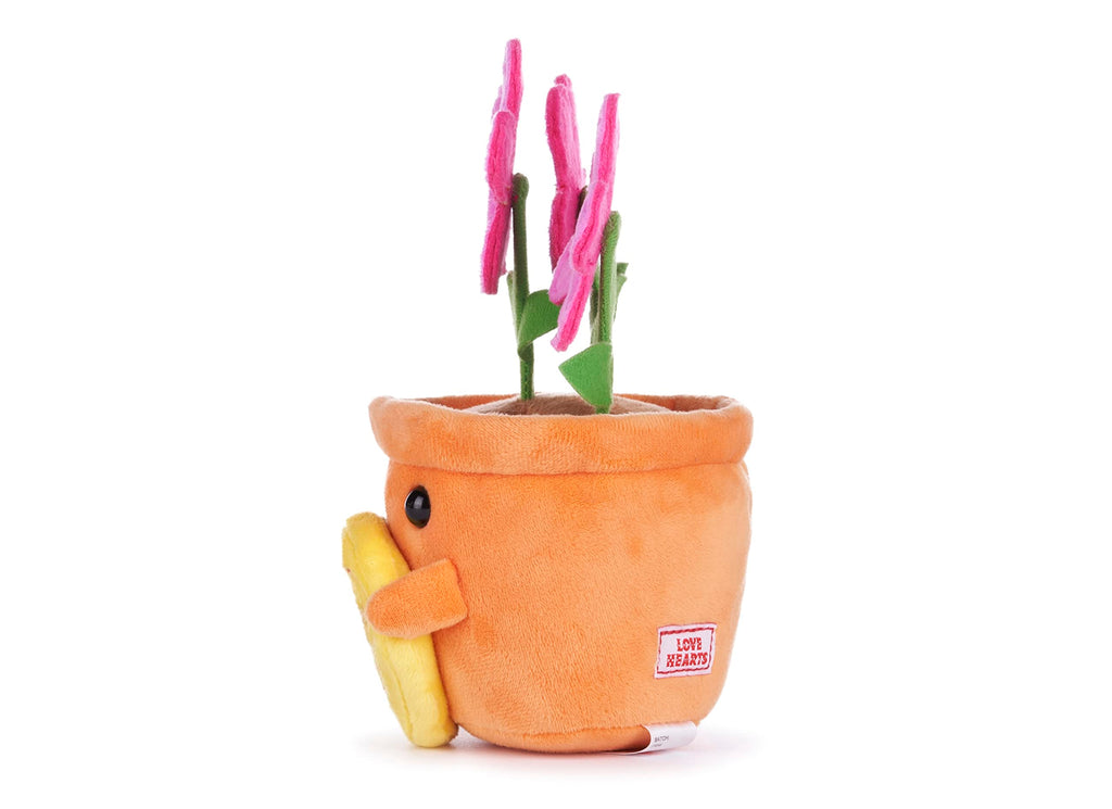 Swizzels Love Hearts 7" Flowerpot Soft Toy