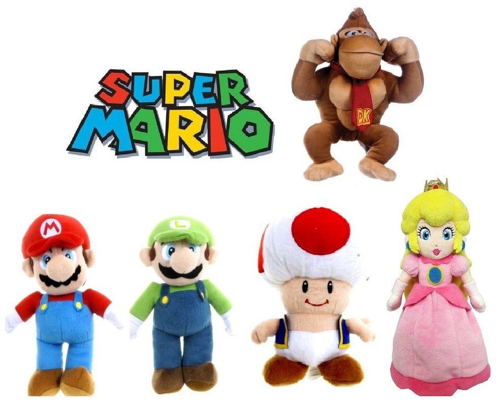 Super Mario 12" soft toys (8pc)