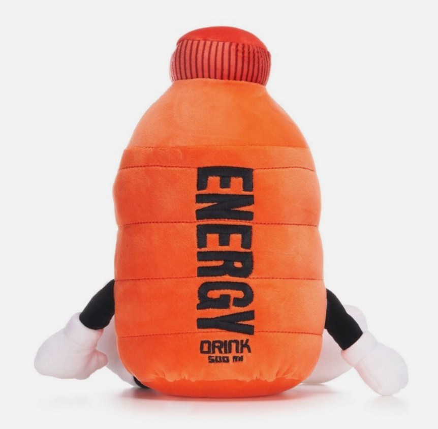 Energy Drink Orange 12" Soft toy