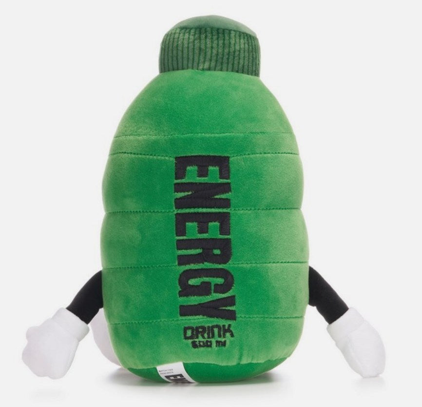 Energy Drink green 12" Soft toy