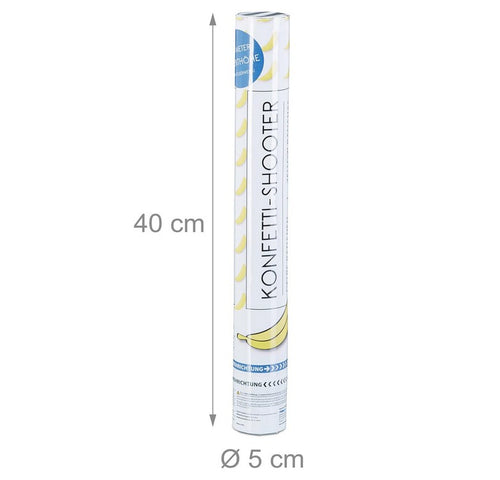 Banana Party Popper 40 cm (10pc)