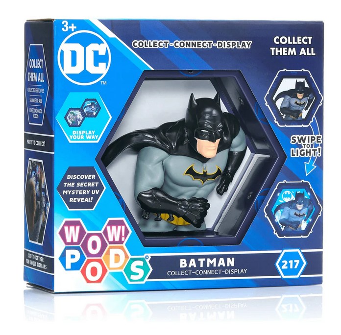 WOW! PODS Batman Superhero Light-Up Bobble-Head Figure