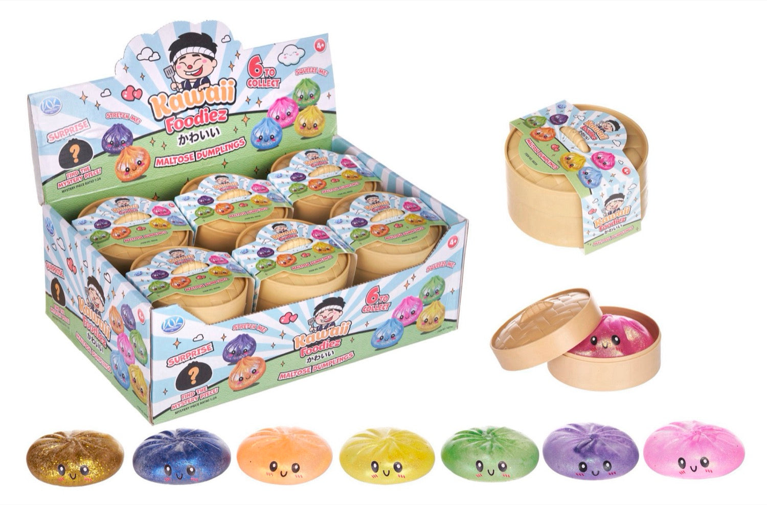 Kawaii Foodiez Maltose Dumplings 8.5cm (12pcs)