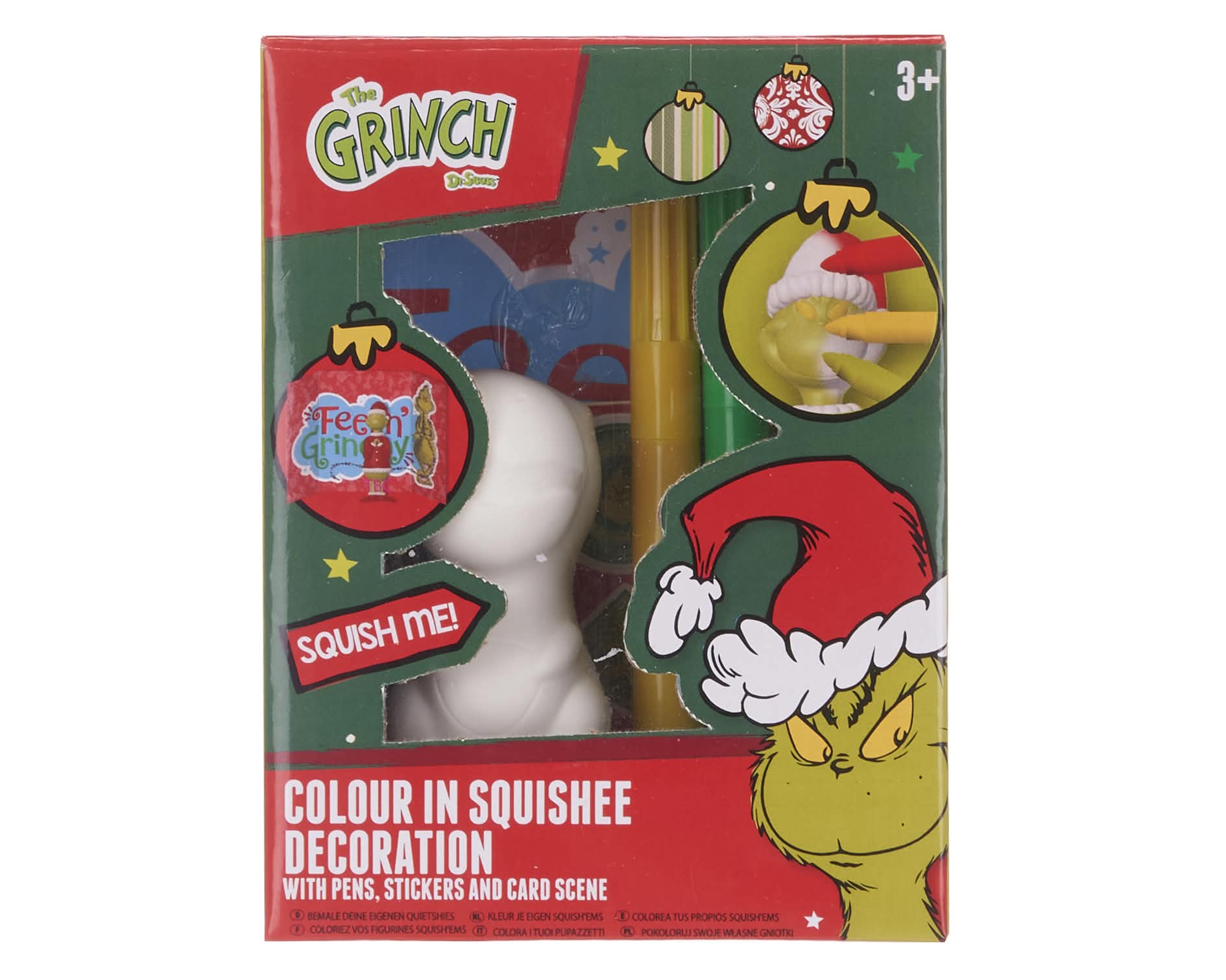 The Grinch Colour in Squishee Set (1pcs)