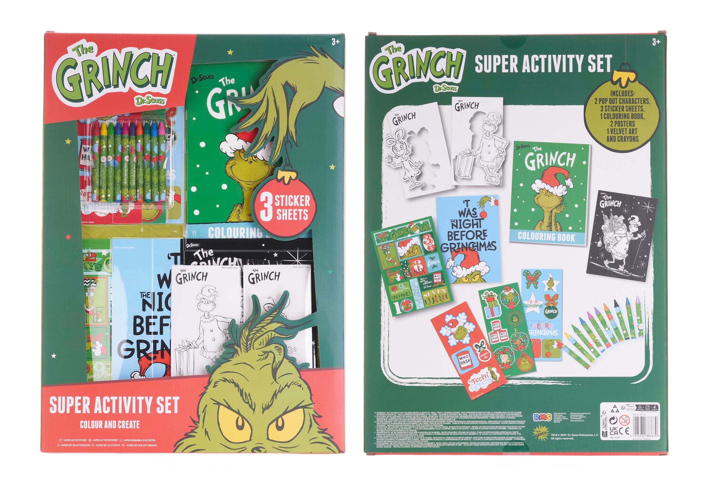 The Grinch Super Activity Set (2pcs)