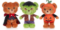 9" Halloween Bears 3asst (3pcs)