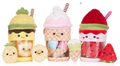 Kawaii Kuties 9" Milkshake with Mini Plush Inside 3asst (3pcs)
